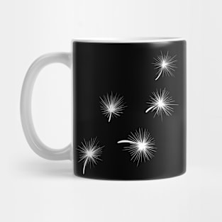 Dandelion Clock Seeds Floating Mug